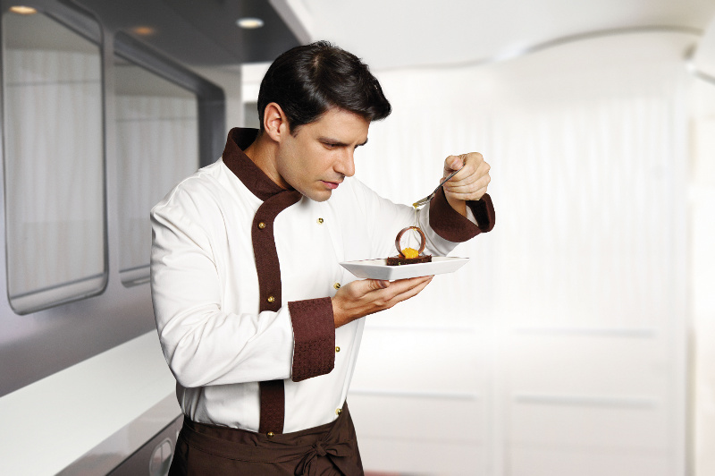 Etihad Airways in-flight chef