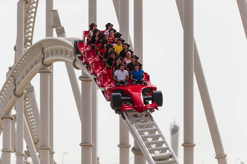 Ferrari Rossa in Ferrari World, Yas Island, Abu Dhabi