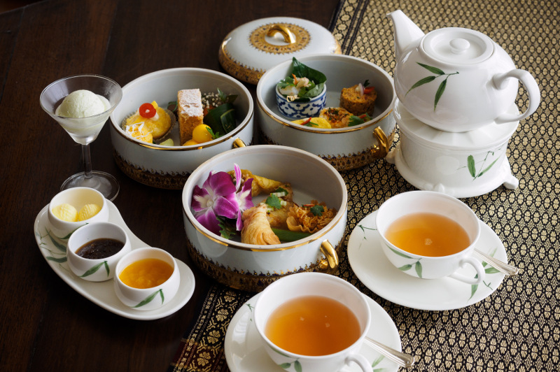 High tea at  Mandarin Oriental Bangkok