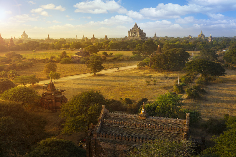 Bagan skyline Myanmar