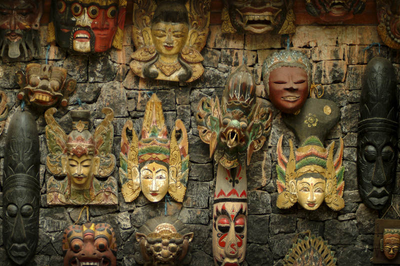 Balinese dance masks