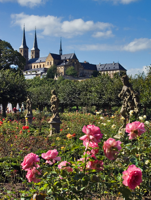 Bamberg New Palace Rose Garden