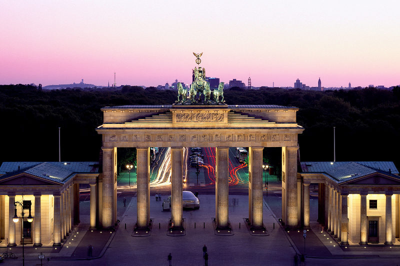 The Brandenburg Gates in Berlin
