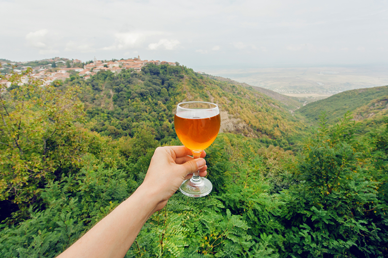 Alazani Valley in the Kakheti region, Georgia