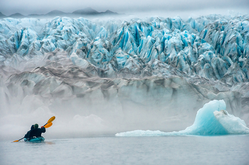 Alaska's Bear Glacier lake