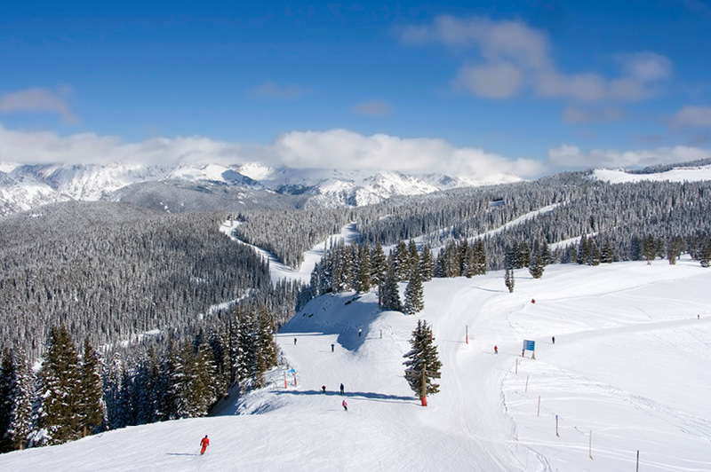 Skiing in Vail, Colorado