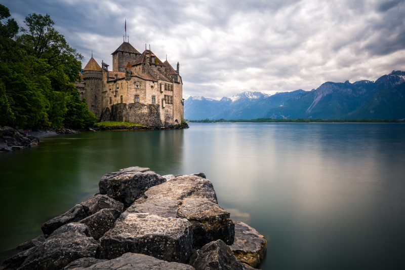 Chillon Castle, Lake Geneva, Switzerland