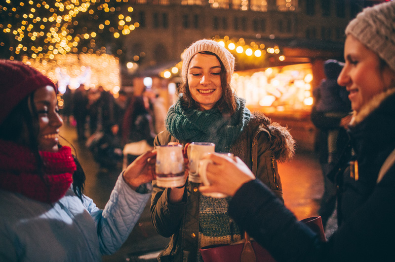 Mulled wine in Budapest