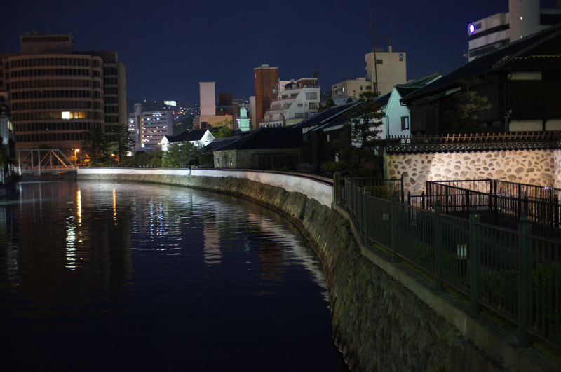 Dejima Island, restored as a historic monument in Nagasaki