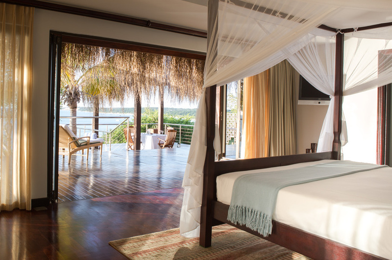 Beautiful bedroom in island resort villa