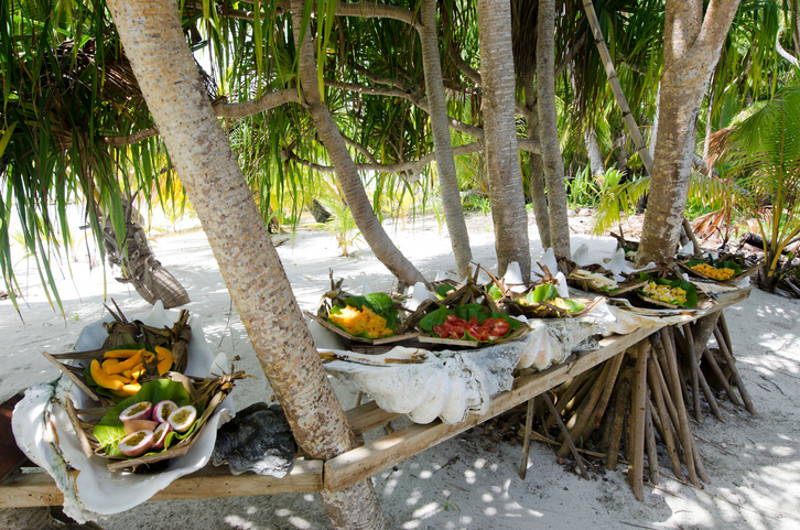 Tropical banquet Cook Islands