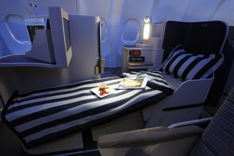 Etihad Airline seat