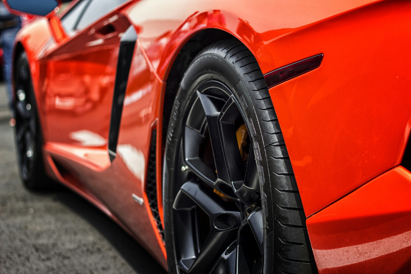 Red sports car