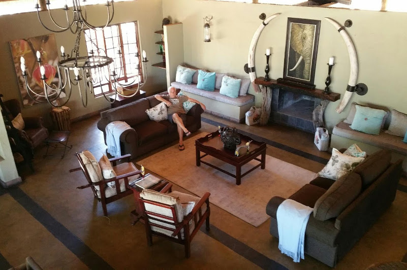 Game Lodge living room South Africa