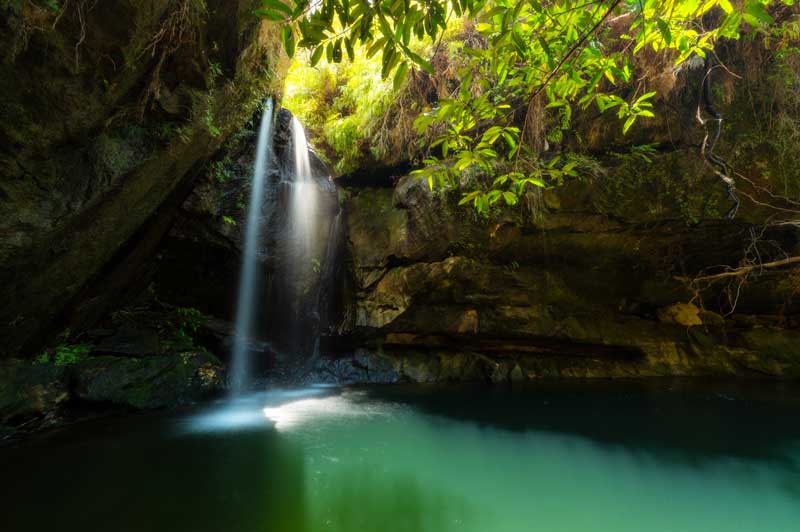 Black pool swimming hole in Isalo National Park