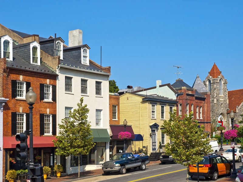 Travel Associates The quaint Georgetown architecture isn't bad to look at while you shop either.