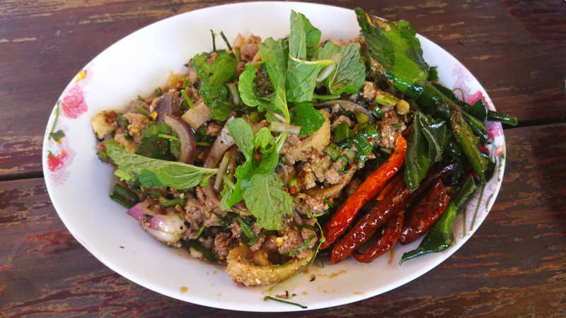 Larb Thai food
