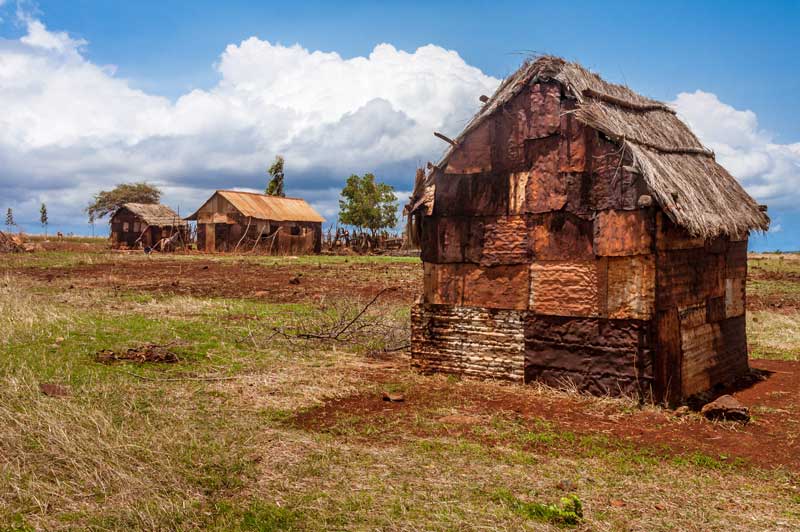 Local village hut in Antsiranana
