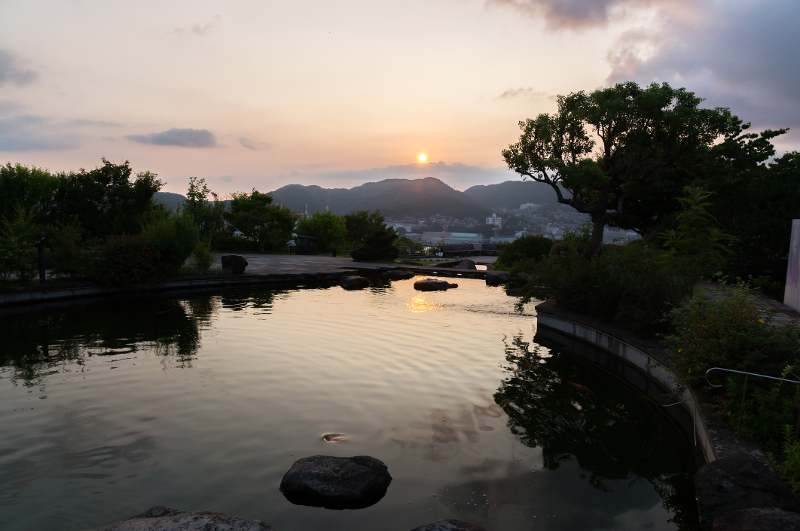 The gardens of the Glover mansion in Nagasaki