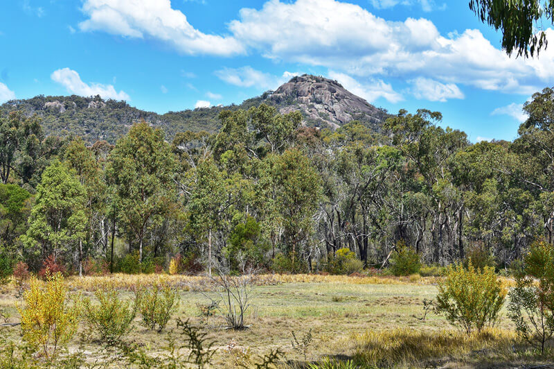  "The Pyramid", a volcanic vent created millions of years ago near Stanthorpe