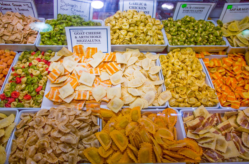 Pasta at Granville Island Markets