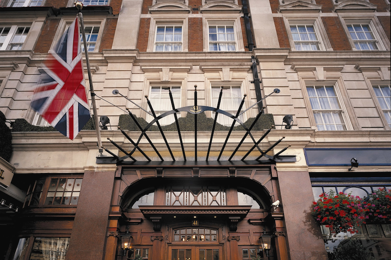 Hotel 41 street front on Buckingham Palace Road London
