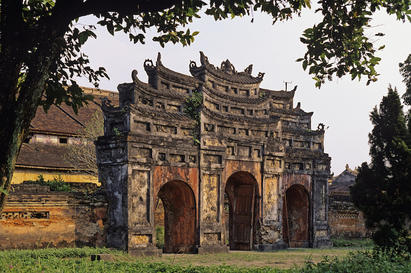Ancient gate at Hue citadel