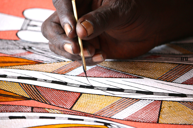 Indigenous Australian Art at the Injalak Art centre