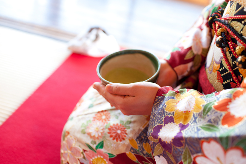 Japanese tea ceremony with maiko