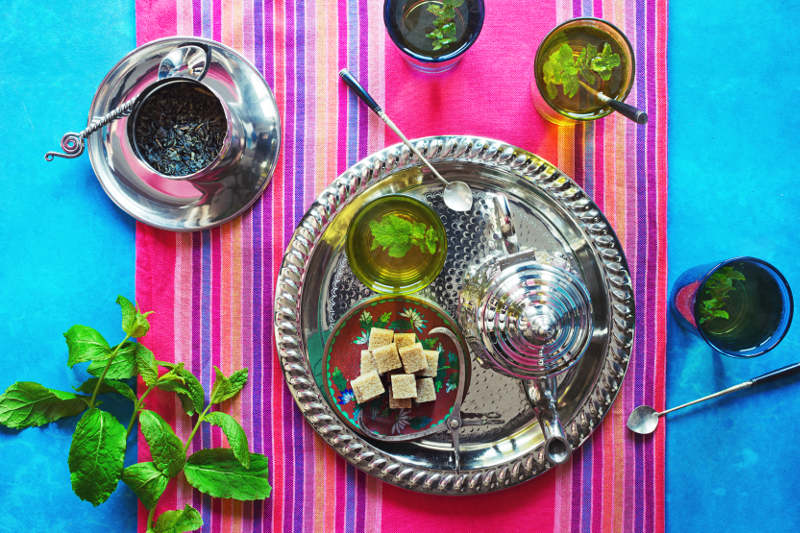 Moroccan mint tea