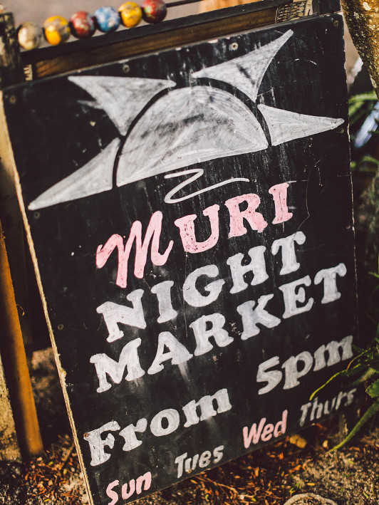 Muri Night Markets sign Cook Islands