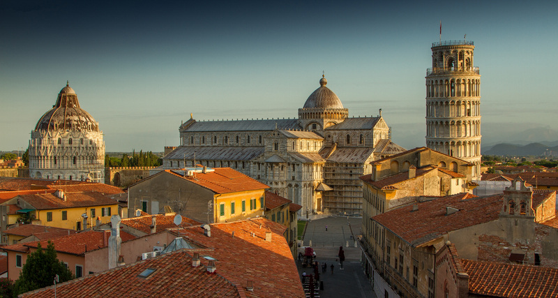 Skyline of Pisa, Italy