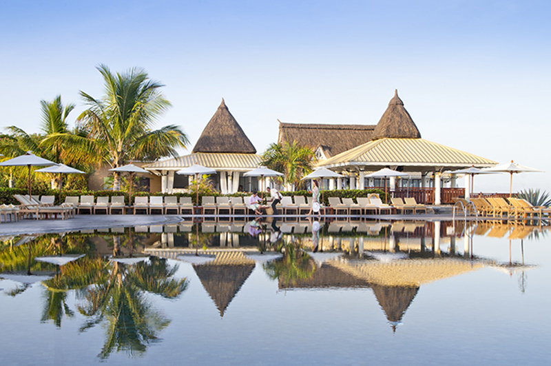 The truly luxurious Club Med La Plantation D'Albion resort is nestled between sea and mountains.