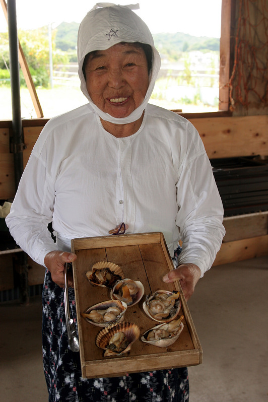 Pearl diver in Japan