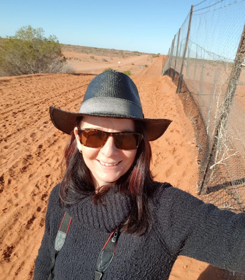 5000km long Dingo Fence up close