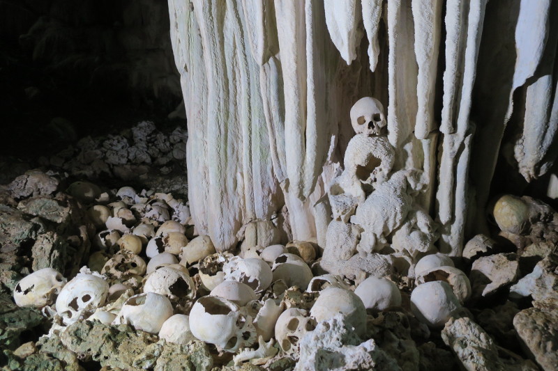 Skull cave Tawali Papua New Guinea