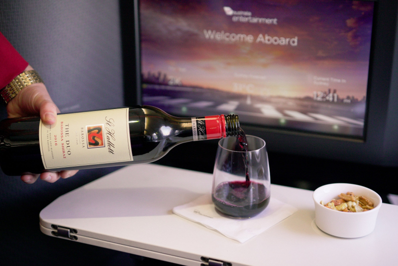 Virgin Australia The Duo wine