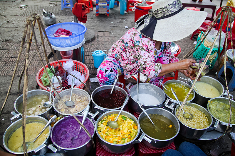 Sample the local flavours of Old Saigon.