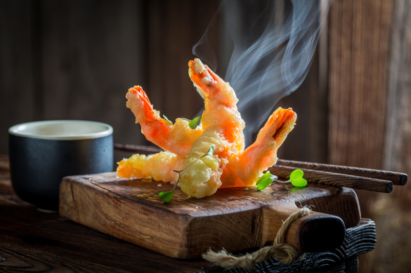 steaming tempura