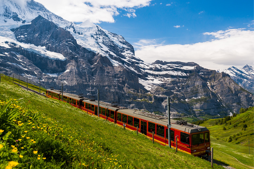 Switzerland by train