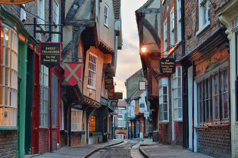 The Shambles, York, backroads tours of England