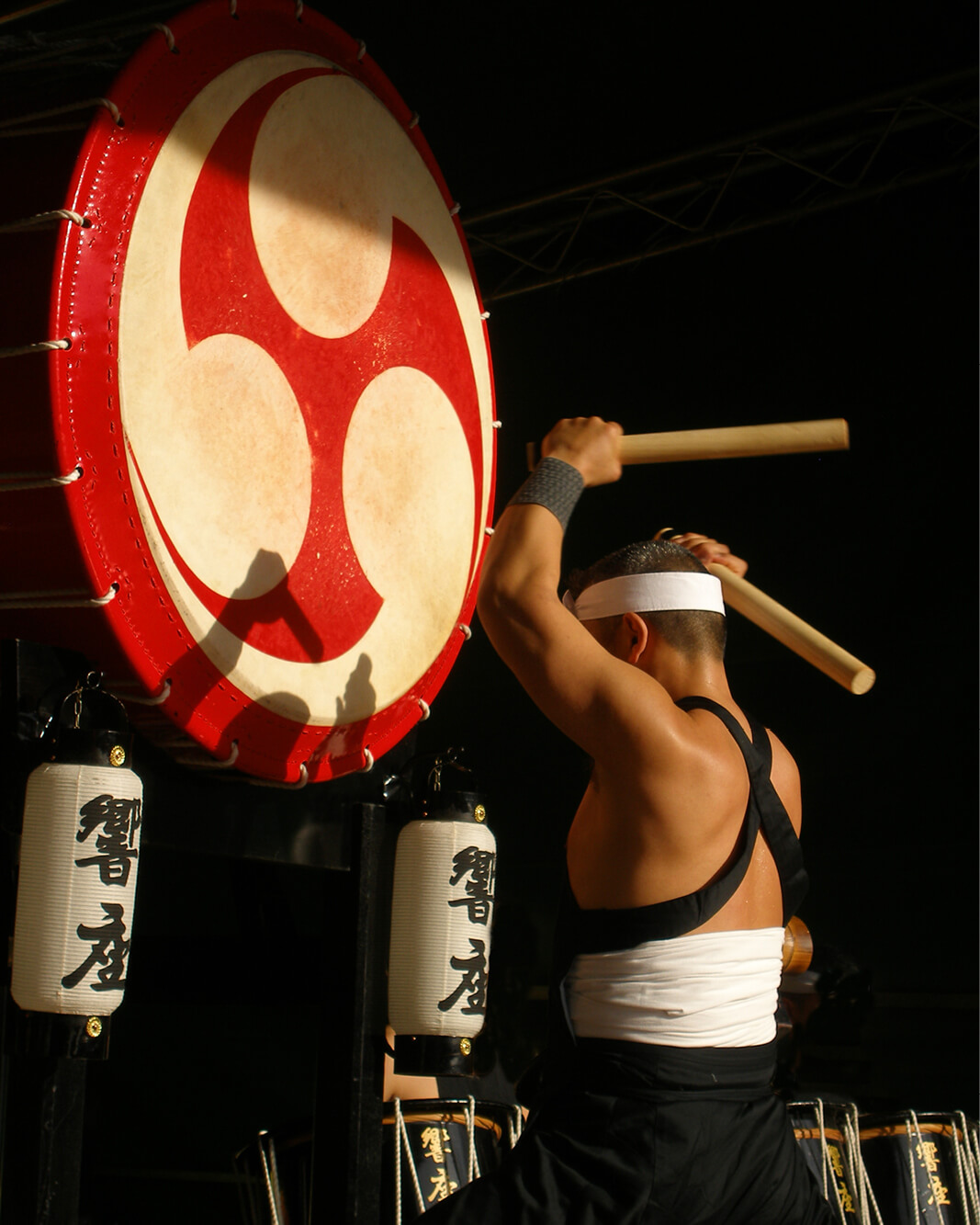 Traditional Japanese drummer