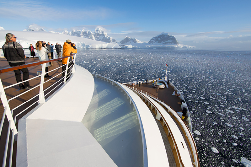 Seabourn Quest in Antarctica