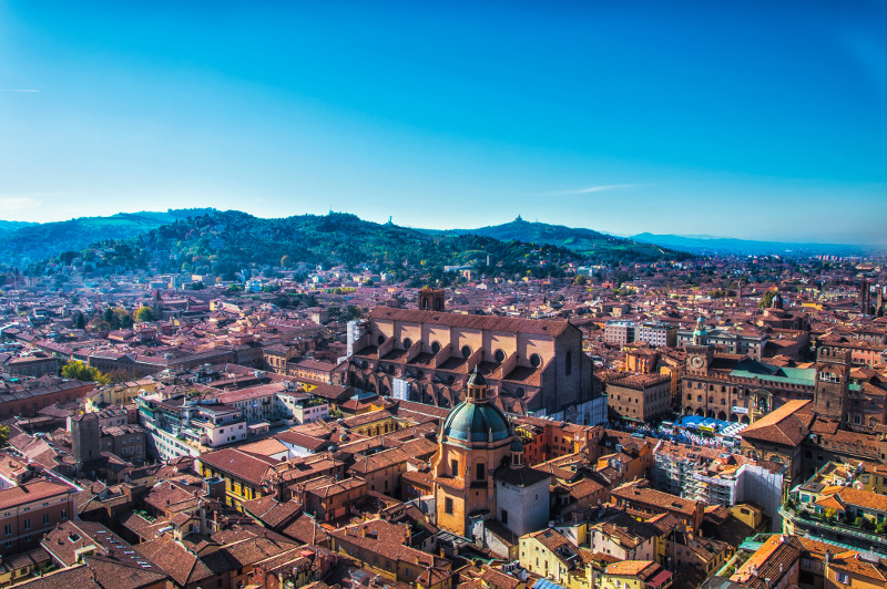 City view of Bologna