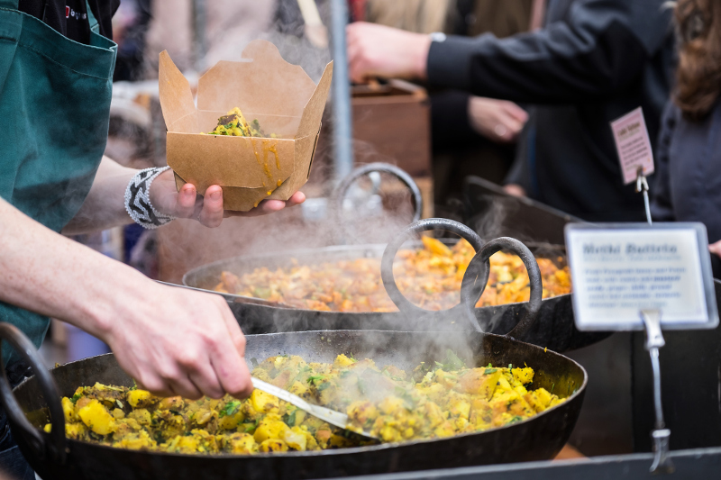 food stall in London