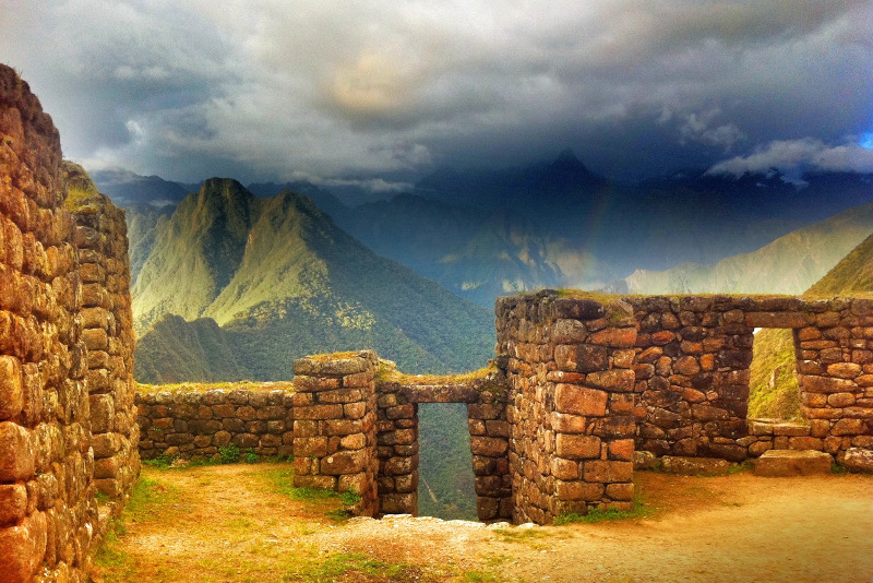 Inca ruins in Peru