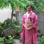 Sonia in kimono
