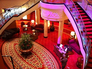 Queen Mary 2 Grand Lobby