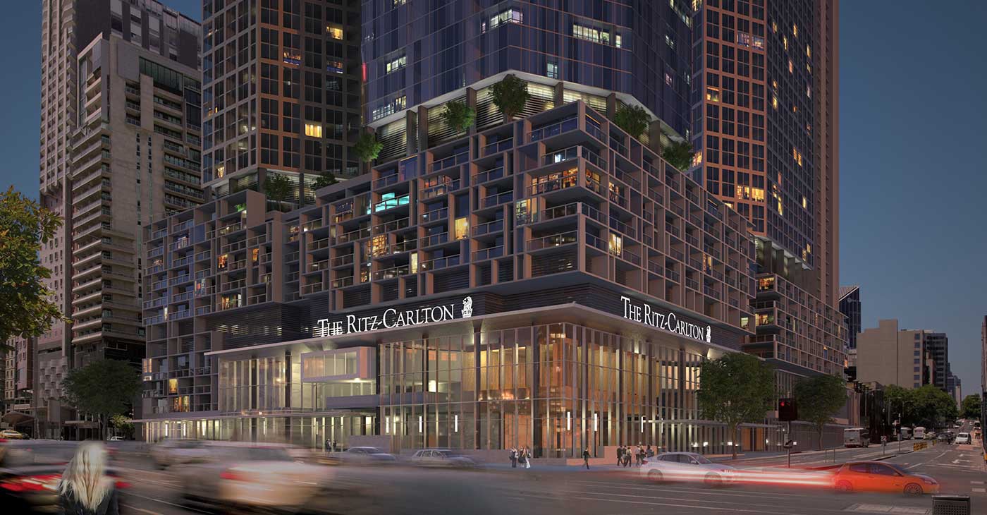 Ritz-Carlton Melbourne is set to become the the highest hotel open in Australia. Source: Phillip Hyams