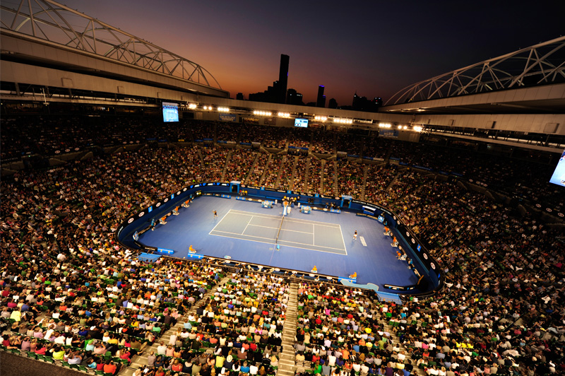 Australian Open Tennis. Image courtesy of Keith Prowse Travel.